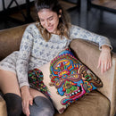 Feedback From Beyond Throw Pillow By Chris Dyer - All About Vibe