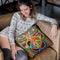 God Of Healing Throw Pillow By Chris Dyer - All About Vibe