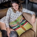 Heaven N Hell Dragonfly Throw Pillow By Chris Dyer - All About Vibe