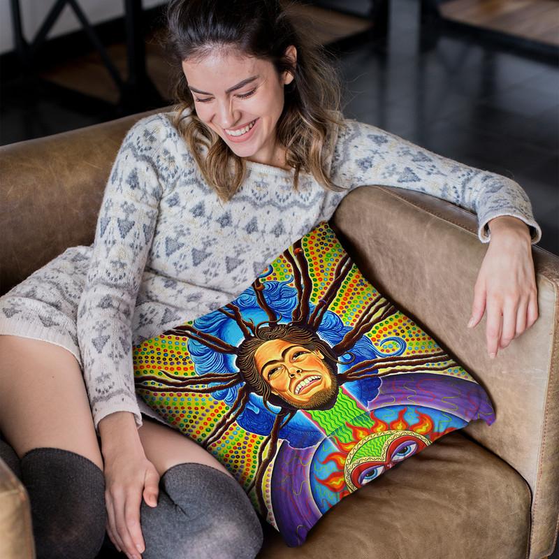 Highrie Heart Throw Pillow By Chris Dyer - All About Vibe
