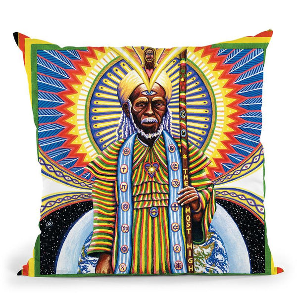 Holyman Throw Pillow By Chris Dyer - All About Vibe