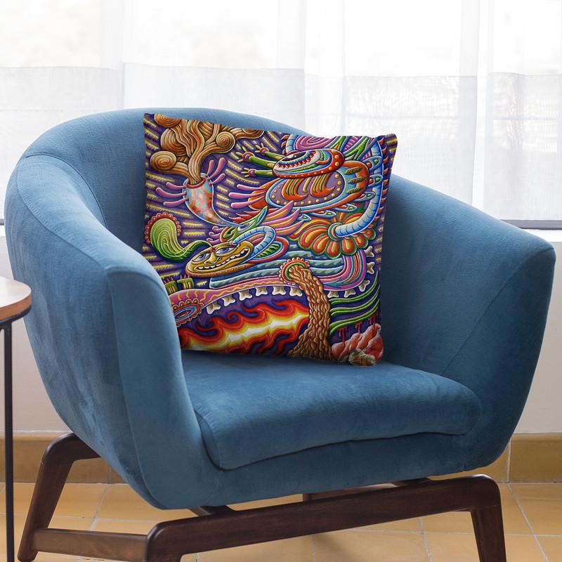 Humanitree Throw Pillow By Chris Dyer - All About Vibe