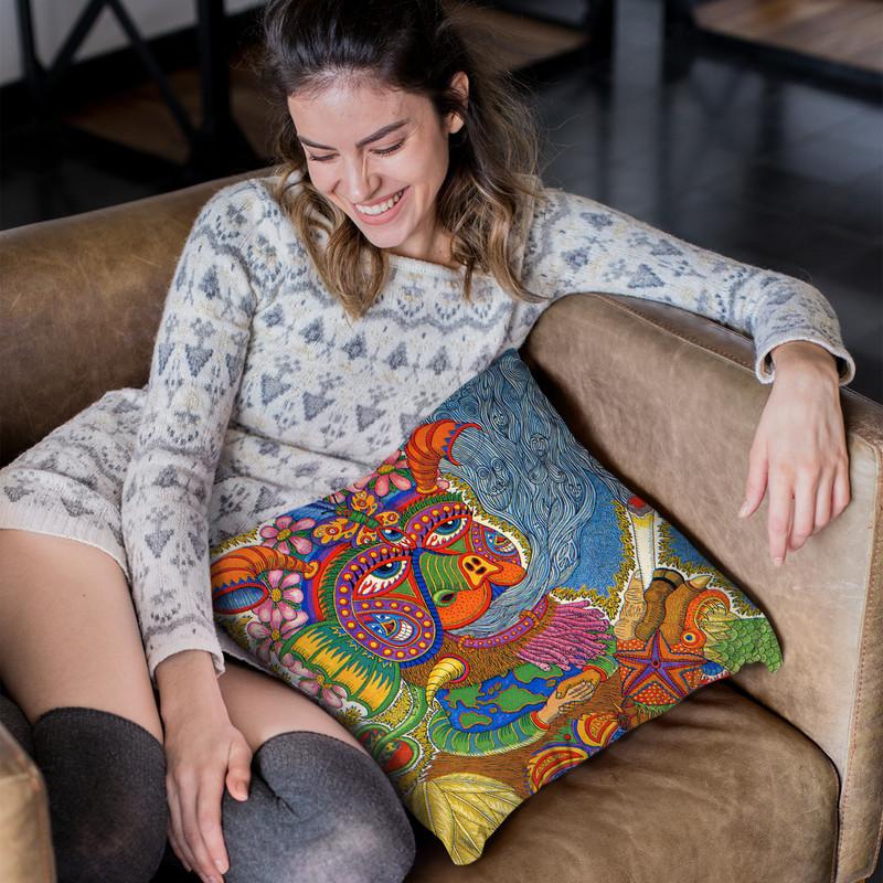 Life Throw Pillow By Chris Dyer - All About Vibe
