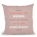 Right Places Throw Pillow By American Flat - All About Vibe