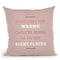 Right Places Throw Pillow By American Flat - All About Vibe