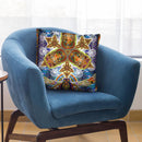 Messeges From A Healing Fractal Dimention Throw Pillow By Chris Dyer - All About Vibe