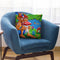 Muncher Of Mushroomland Throw Pillow By Chris Dyer - All About Vibe