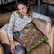Optimystics Journey Web Throw Pillow By Chris Dyer - All About Vibe