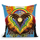 Peeling Bodies Fussion Throw Pillow By Chris Dyer - All About Vibe