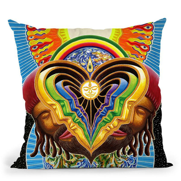 Peeling Bodies Fussion Throw Pillow By Chris Dyer - All About Vibe