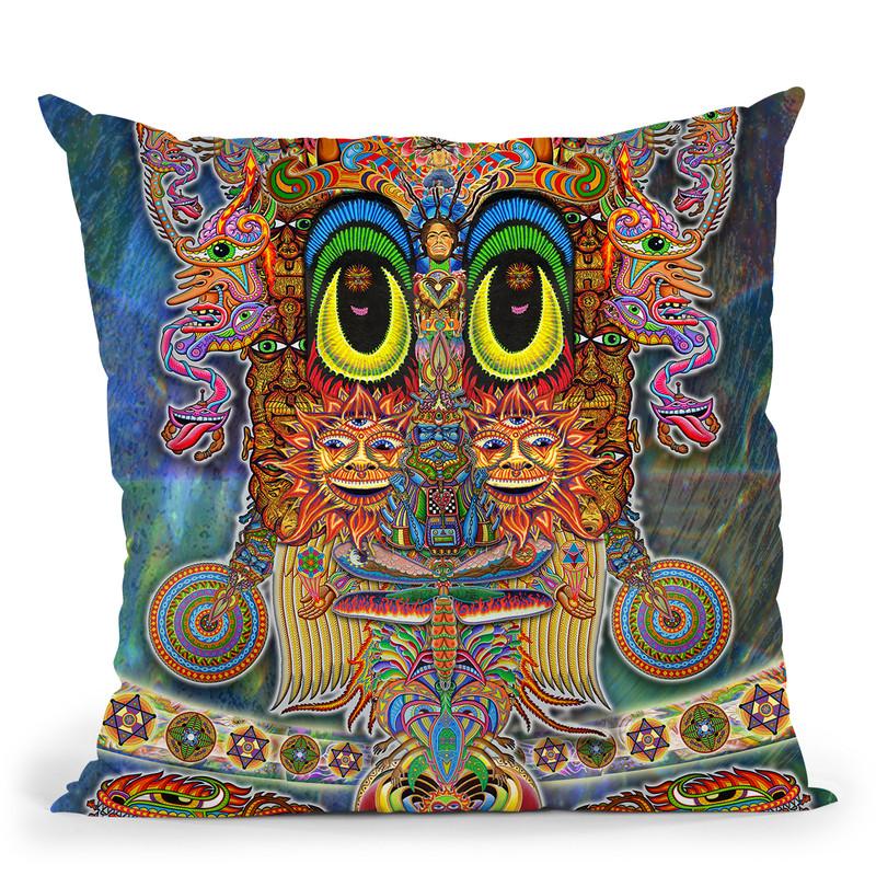 Saintart Throw Pillow By Chris Dyer - All About Vibe