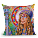 Shayana Theamaness Throw Pillow By Chris Dyer - All About Vibe