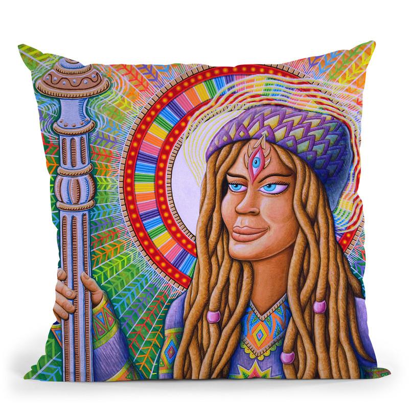 Shayana Theamaness Throw Pillow By Chris Dyer - All About Vibe