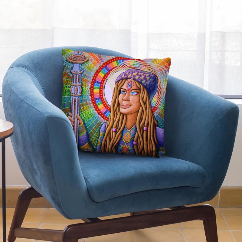 Shayana Theamaness Throw Pillow By Chris Dyer - All About Vibe