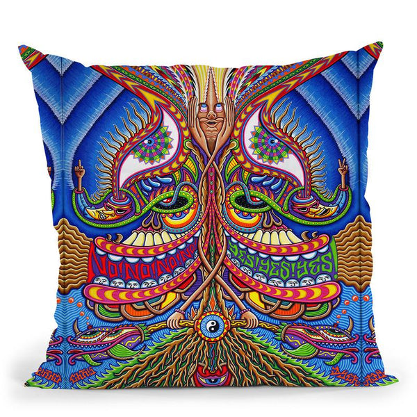 The Apotheosis Of Dualitree Throw Pillow By Chris Dyer - All About Vibe