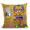 The Clown Is A Wiseman In Disguise Throw Pillow By Chris Dyer - All About Vibe