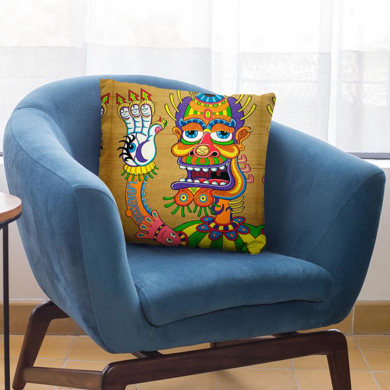 The Clown Is A Wiseman In Disguise Throw Pillow By Chris Dyer - All About Vibe