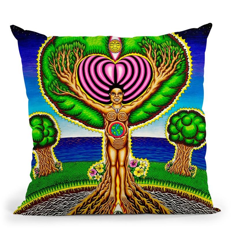 Trees Got Soul Throw Pillow By Chris Dyer - All About Vibe