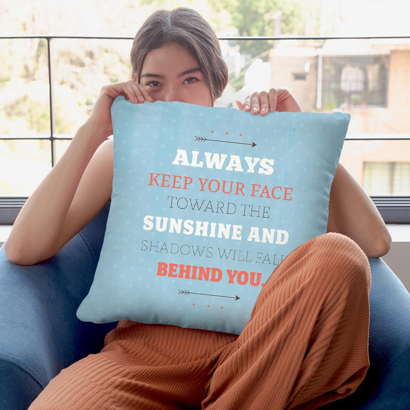 Sunshine Throw Pillow By American Flat - All About Vibe
