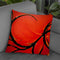 Red Dream Throw Pillow By Ch Studios - All About Vibe