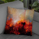 Red Earth Throw Pillow By Ch Studios - All About Vibe