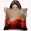 Red Earth Throw Pillow By Ch Studios - All About Vibe