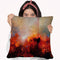Red Earth Throw Pillow By Ch Studios - All About Vibe