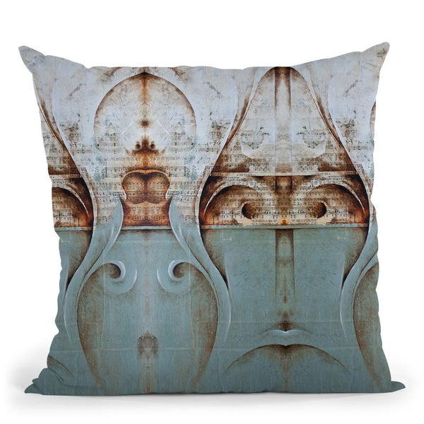 Mozart Sounds Throw Pillow By Ch Studios - All About Vibe