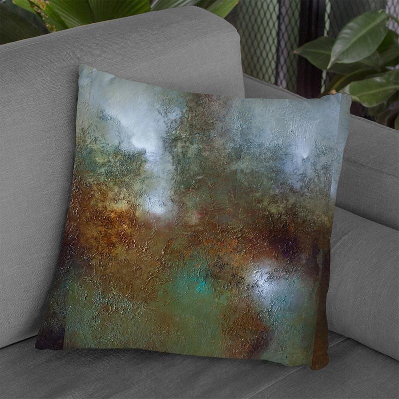 Peaceful Place Throw Pillow By Ch Studios - All About Vibe