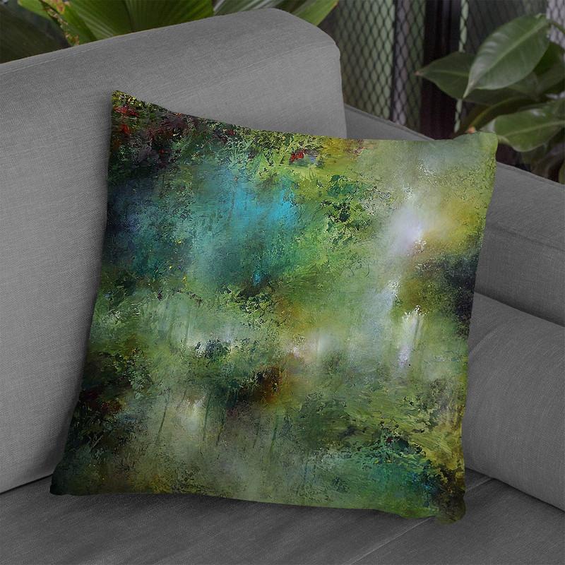 Through The Forest Throw Pillow By Ch Studios - All About Vibe