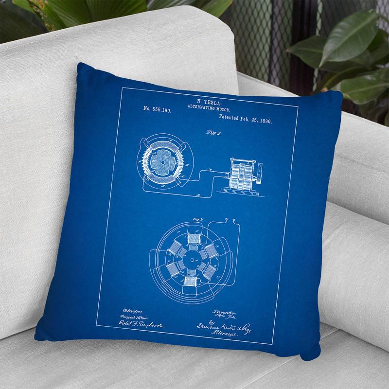 Alternating Motor B Throw Pillow By Cole Borders - All About Vibe