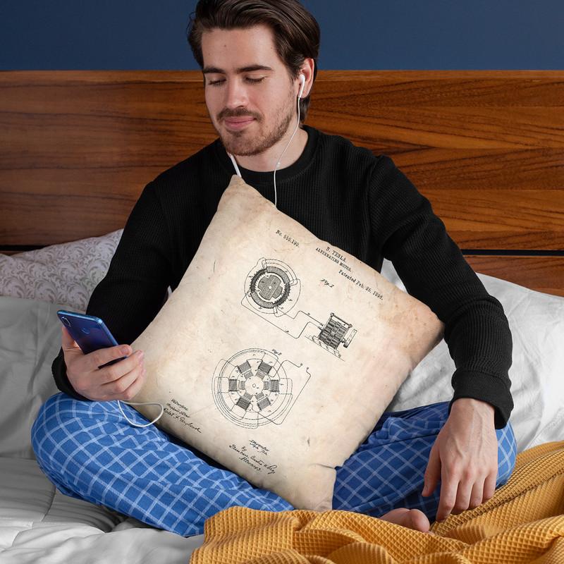 Alternating Motor C Throw Pillow By Cole Borders - All About Vibe