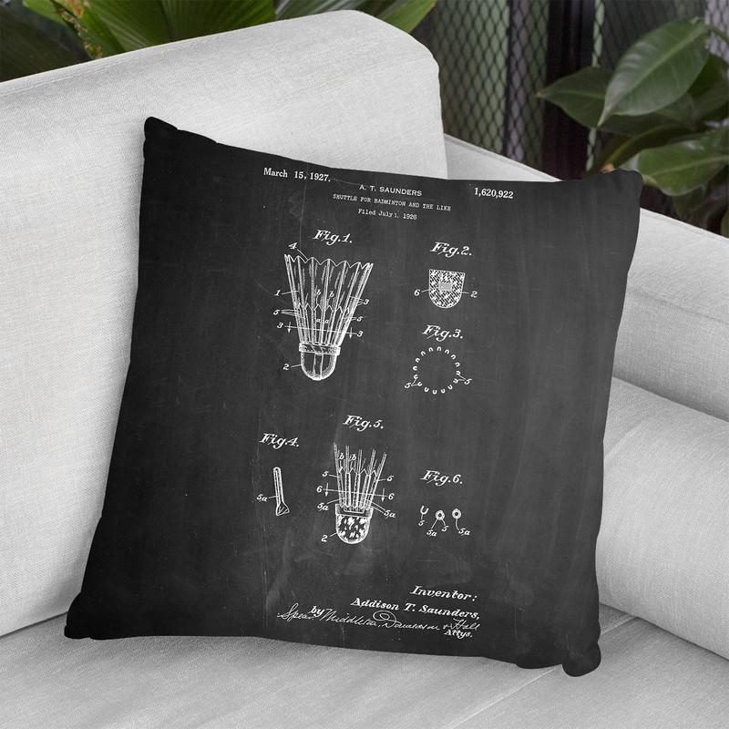 Badmintonuttle Throw Pillow By Cole Borders - All About Vibe