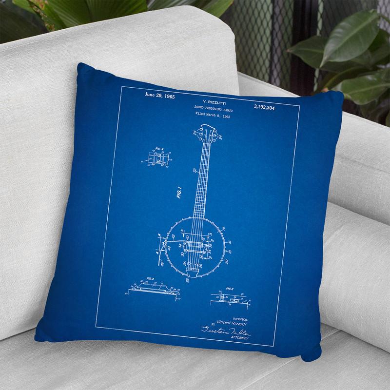 Banjo B Throw Pillow By Cole Borders - All About Vibe
