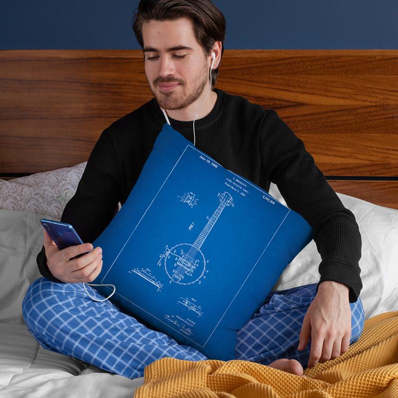 Banjo B Throw Pillow By Cole Borders - All About Vibe
