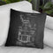 Barbers Chair Throw Pillow By Cole Borders - All About Vibe