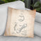 Baseball Cover C Throw Pillow By Cole Borders - All About Vibe