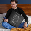 Beer Barrel Throw Pillow By Cole Borders - All About Vibe