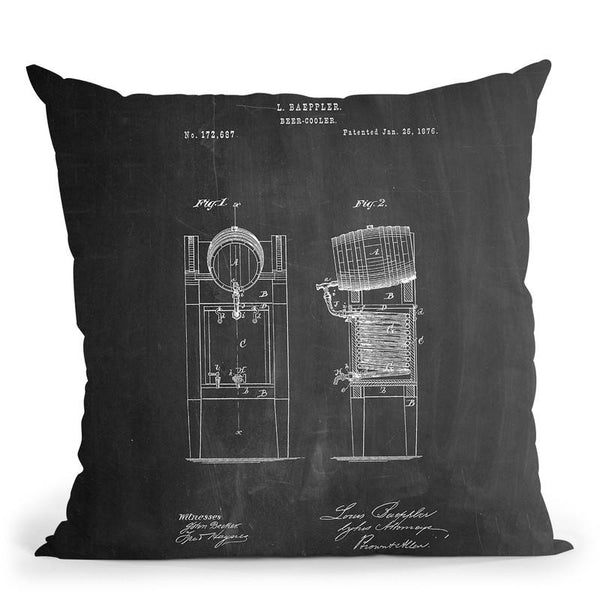 Beer Cooler Throw Pillow By Cole Borders - All About Vibe