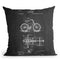 Bicycle E Throw Pillow By Cole Borders - All About Vibe