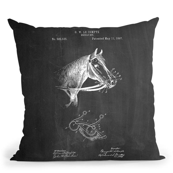 Bridle Brit Throw Pillow By Cole Borders - All About Vibe