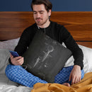 Golf Tee Throw Pillow By Cole Borders - All About Vibe