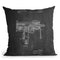 Mac 10 Gun Throw Pillow By Cole Borders - All About Vibe