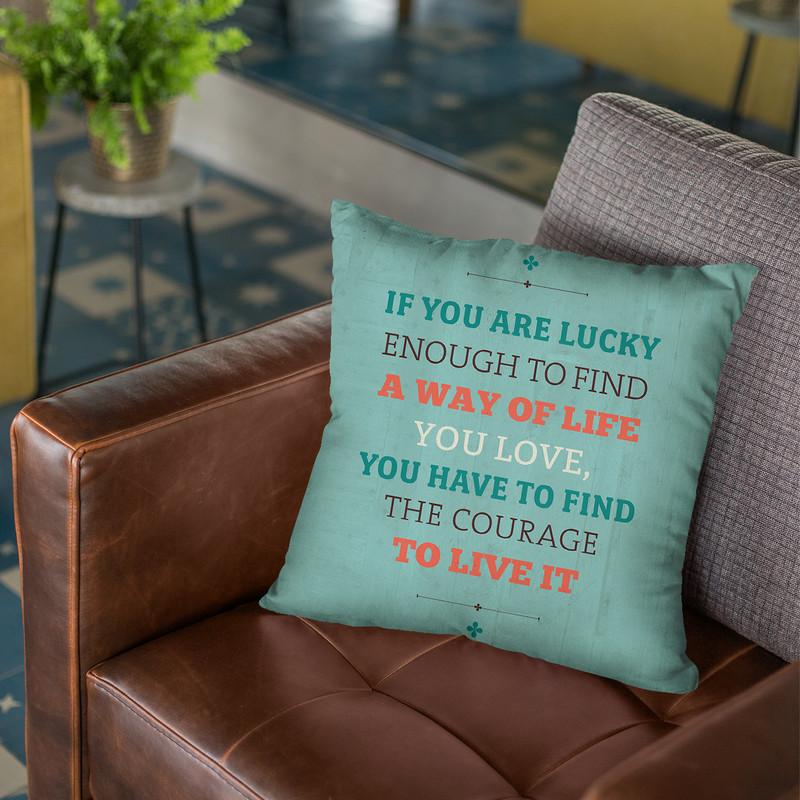 A Way Of Life Throw Pillow By American Flat - All About Vibe
