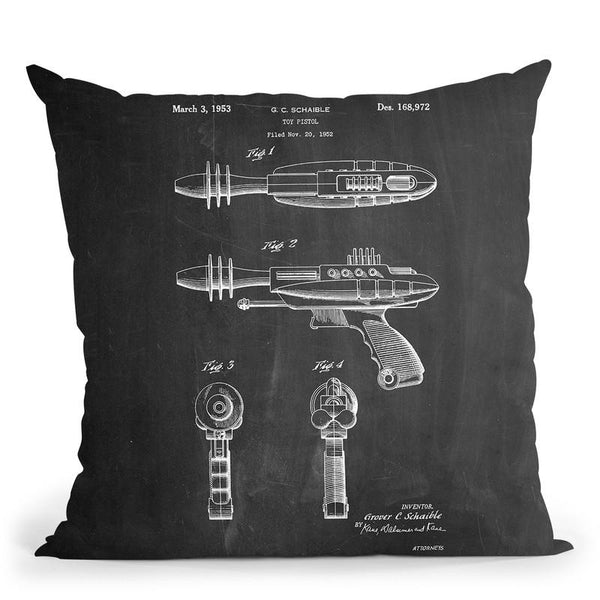 Ray Gun Throw Pillow By Cole Borders - All About Vibe