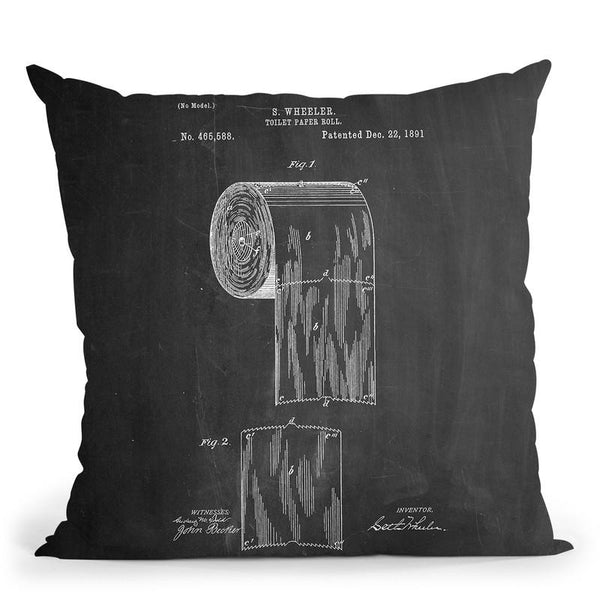 Sanitary Paper Throw Pillow By Cole Borders - All About Vibe