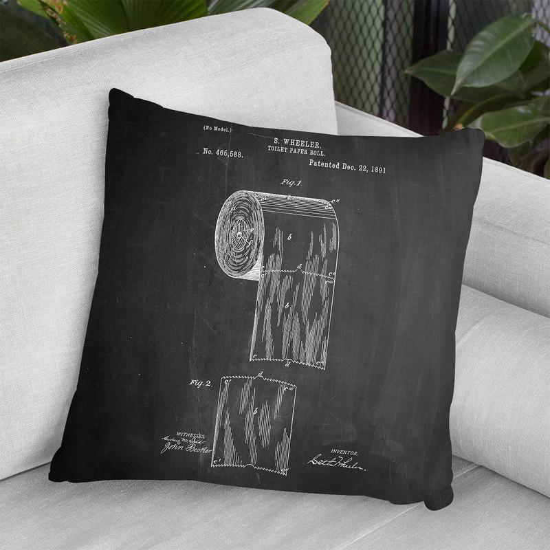 Sanitary Paper Throw Pillow By Cole Borders - All About Vibe