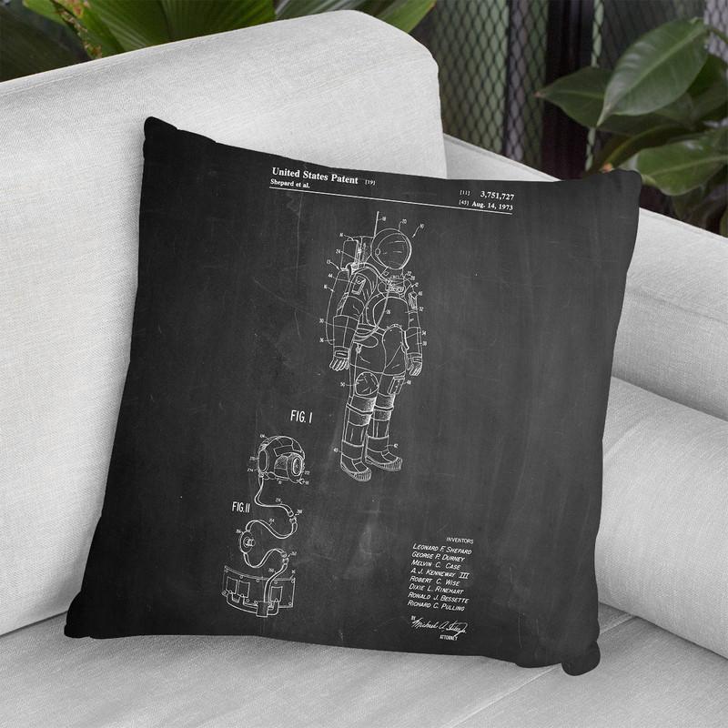 Space Suit Throw Pillow By Cole Borders - All About Vibe