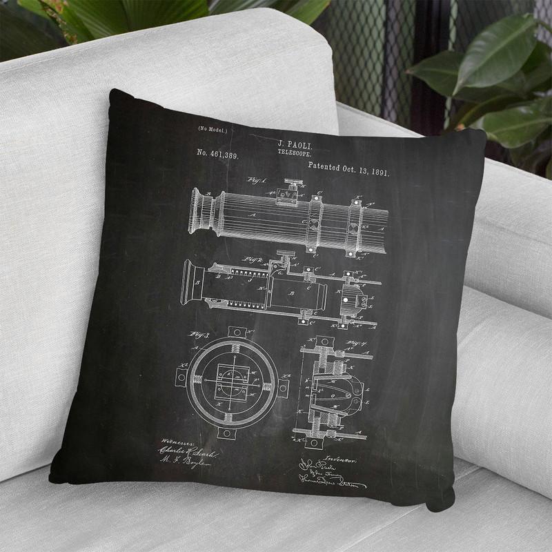 Telescope Throw Pillow By Cole Borders - All About Vibe