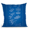 Toy Brick B Throw Pillow By Cole Borders - All About Vibe